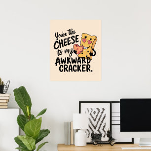 Poster Queijo para o Meu Desajeitado   Dia dos Namorados 