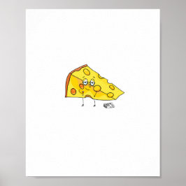 Poster Queijo personalizado. Maduro. aniversário