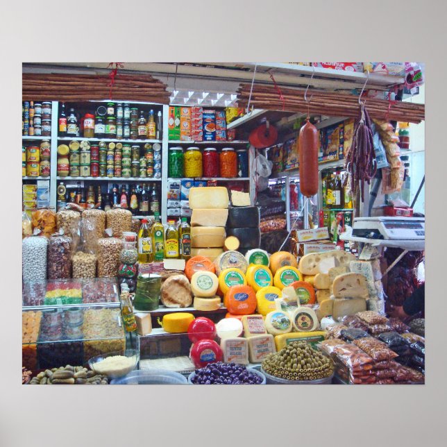 Poster Queijos, azeitonas e Loucos (Frente)