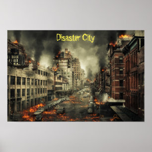 Poster Queima de Cidade de Desastre