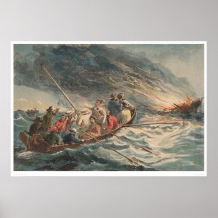 Pôster Queimadura da tosquiadeira "zangão" de Califórni