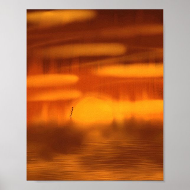 Poster Queimando por Sol (Frente)