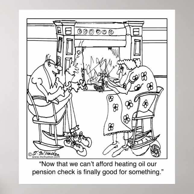 Pôster Queimar sua pensão verifique para manter aquecido (Frente)