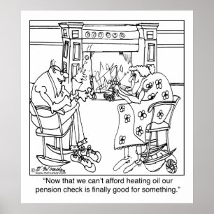 Pôster Queime sua verificação da pensão para manter-se