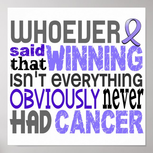 Pôster Quem Disse Cancer Esofágico (Frente)