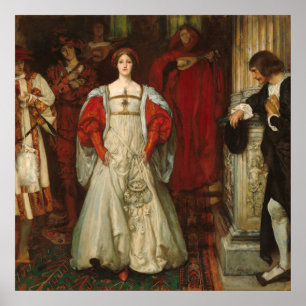 Poster Quem É Sylvia, Edwin Austin Abbey Fine Art Poster?