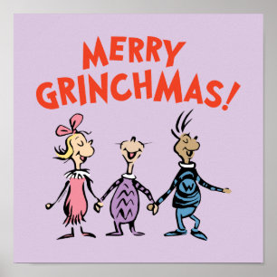 Poster Quem está de mãos dadas Merry Grinchmas