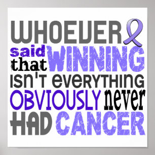 Pôster Quem quer que disse o cancer esofágico