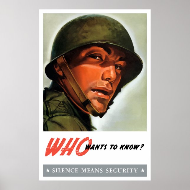 Pôster Quem quer saber? (Frente)