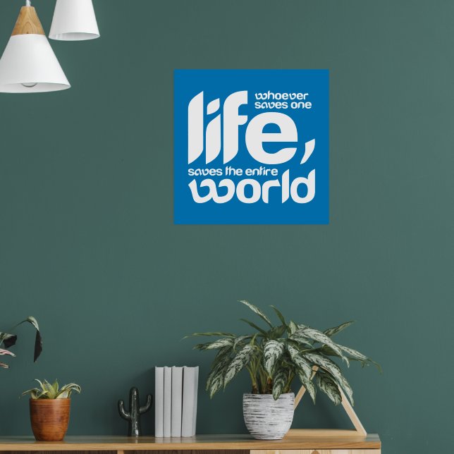 Poster Quem salva uma vida (Sala de Estar 1)