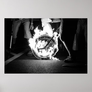 Poster quente da roda