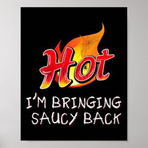 Poster Quente, sou muito picante, Taco Sauce Group Ha