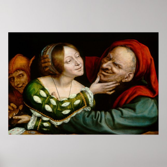 Poster Quentin Matsys - Amantes Correspondentes (Frente)