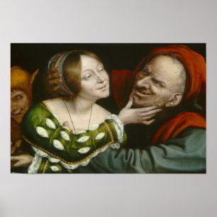 Poster Quentin Matsys - Amantes Ill-Match
