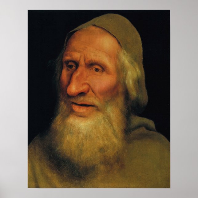 Poster Quentin Matsys - Cabeça de um Homem Velho (Frente)