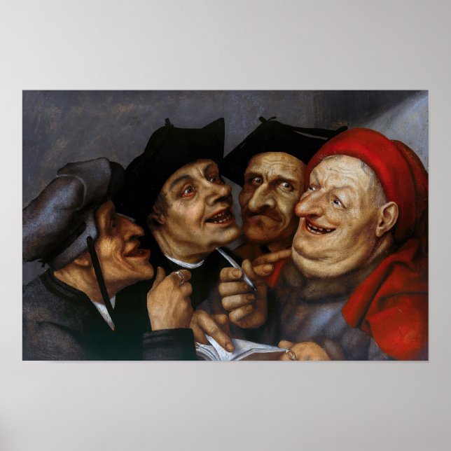 Poster Quentin Matsys - O Contrato de Compra (Frente)