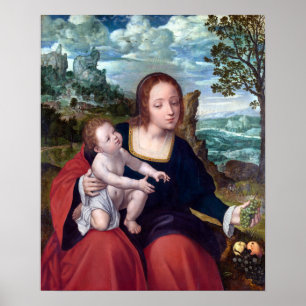 Poster Quentin Matsys O Resto no Voo para o Egito