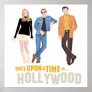 Poster Quentin Tarantino Era Uma Vez Em Hollywood Mi