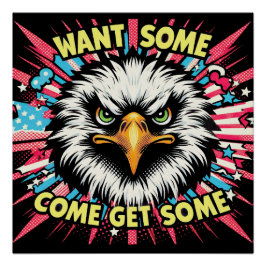 Pôster Querem Que Venham Pegar Um Poster brilhante