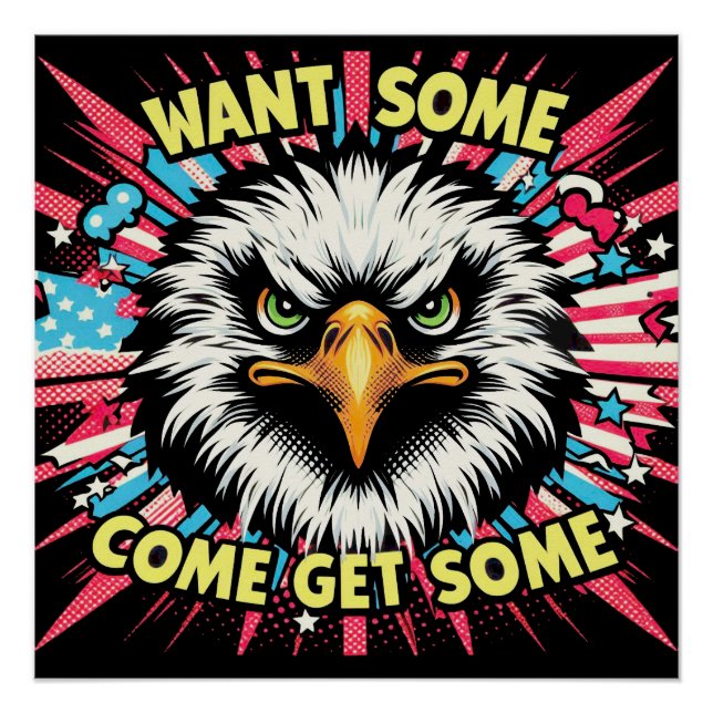 Pôster Querem Que Venham Pegar Um Poster brilhante (Frente)