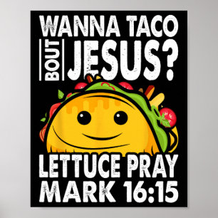 Poster Queremos Taco Sobre Jesus Cinco De Mayo Mulheres H