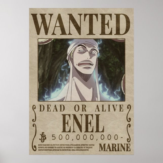Poster Queria uma Peça Enel (Frente)
