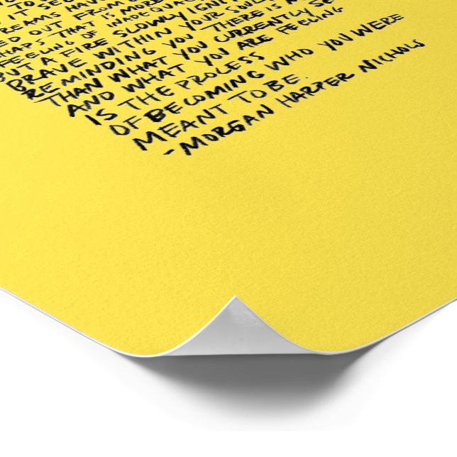 Pôster querida adolescente, há um lugar para você (Borda)