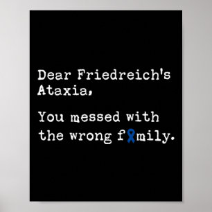 Poster Querida Ataxia de Friedreich