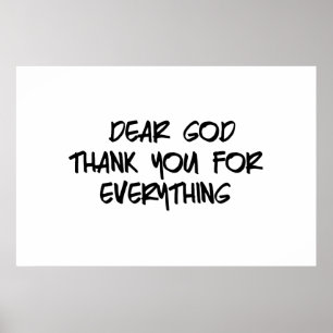 POSTER QUERIDA DEUS, OBRIGADO POR TUDO.