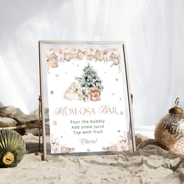 Poster Querida, é frio fora do Urso Polar Bar Mãe-Oosa (Criador carregado)