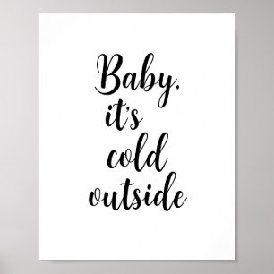 Poster Querida, está frio fora do Natal