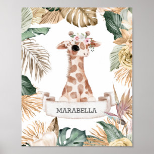 Poster *~* Querida Girafa da Selva Girafa