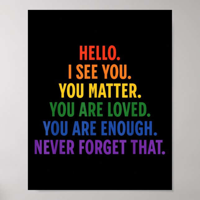 Poster Querida Pessoa Atrás De Mim, Sua Citação Sindical  (Frente)