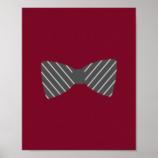 Pôster Querido Dapper Bowtie Nursery Wall Art