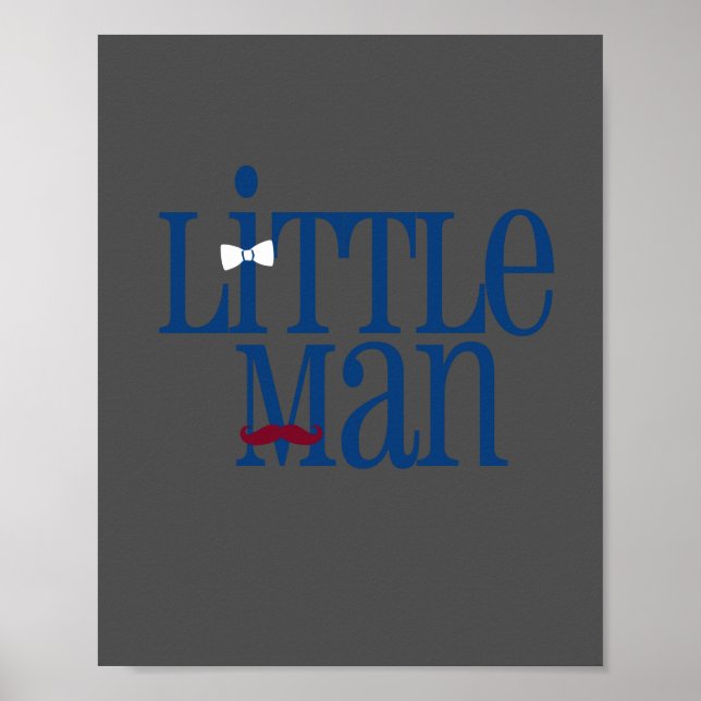 Poster Querido Dapper Little Man Nursery Wall Art (Frente)