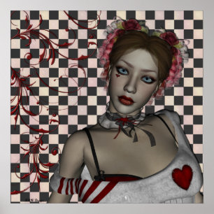 Pôster Querido gótico do KRW