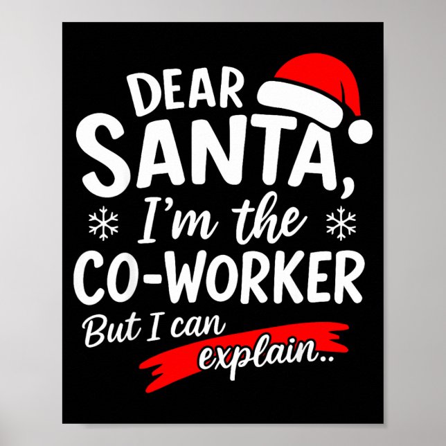 Poster Querido Papai Noel É Culpa Do Meu Colega De Trabal (Frente)