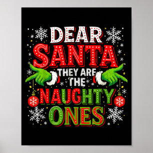 Poster Querido Papai Noel Eles São Os Travessos De Natal 