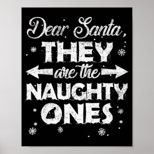 Poster Querido Papai Noel Eles São Os Travessos Família d