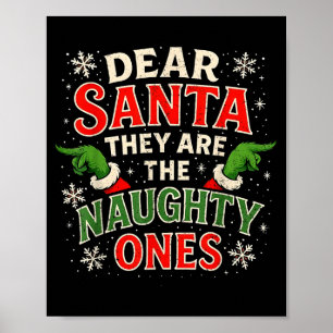 Poster Querido Papai Noel Eles São Os Travessos Natal