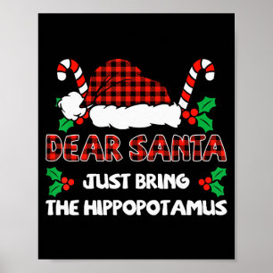 Poster Querido Papai Noel Traga Apenas O Natal Hiptamus F