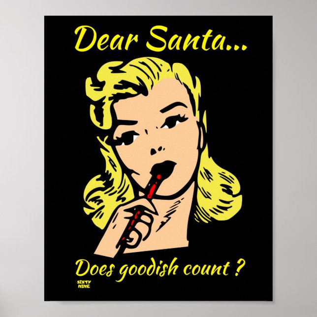 Poster QUERIDOS PAPAIS NOEIS. GOODISH CONTA de natal engr (Frente)