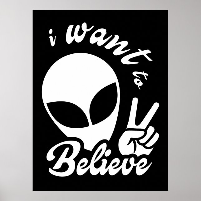 Poster Quero acreditar (Frente)