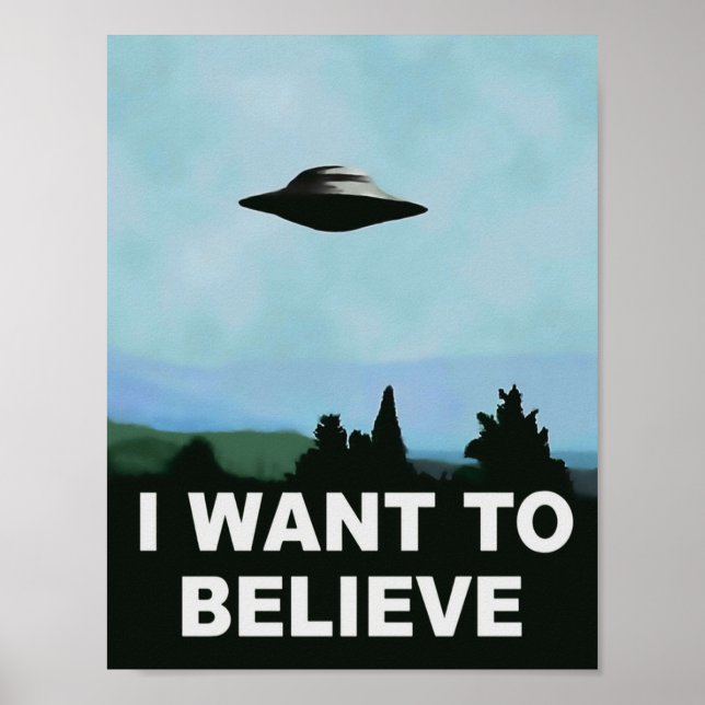 Poster Quero acreditar em xfiles (Frente)