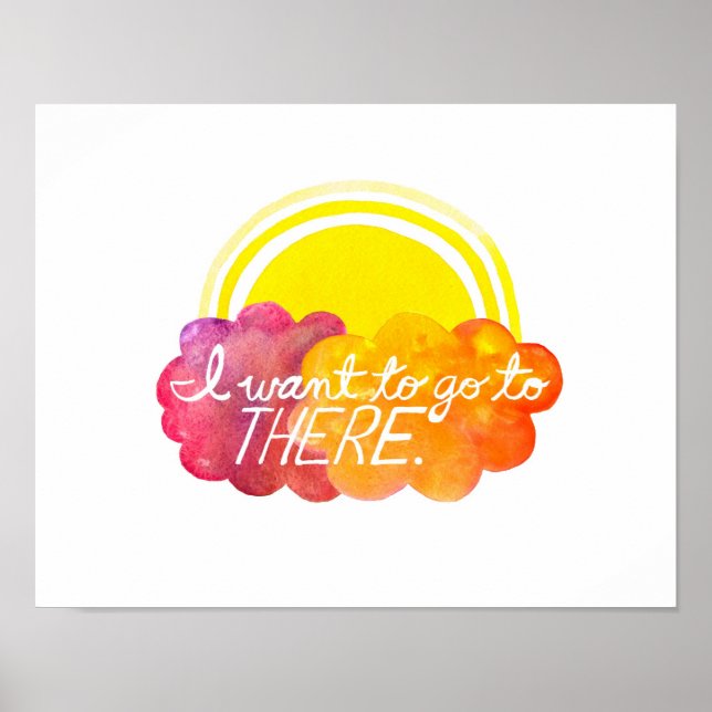 Poster Quero Ir Lá (Frente)