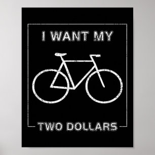 Poster Quero Minha Citação De Filme De Dois Dólares Engra