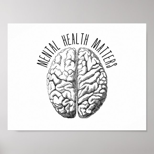 Poster Questões de saúde mental (Frente)