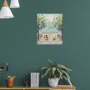 Poster Quiche Moi Cafe