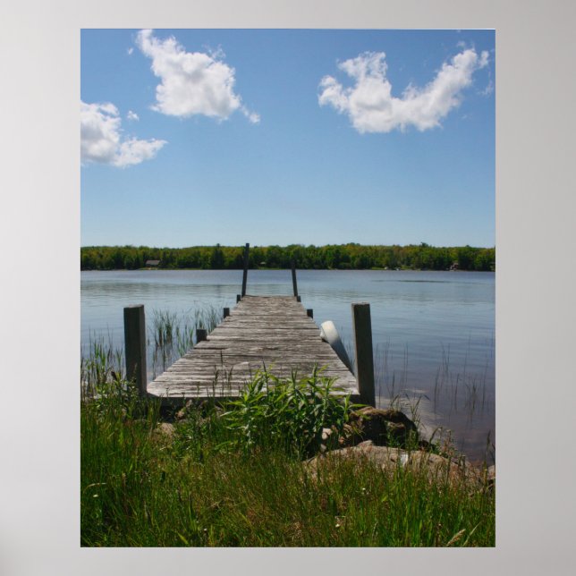 Poster Quiet Dock in the Upper Peninsula (Frente)