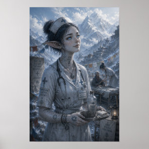 Poster Quiet Joy / Enfermeira / Montanhas Tibetanas